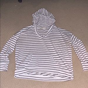 Cotton long sleeve hoodie